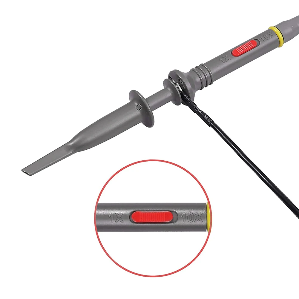 2PCS P6100 Oscilloscope Probe Kit 1X 10X High Precision Scope Analyzer Alligator Clip Probes Test Leads Probe Cable Wire Pen
2PCS P6100 Oscilloscope Probe Kit 1X 10X High Precision Scope Analyzer Alligator Clip Probes Test Leads Probe Cable Wire Pen