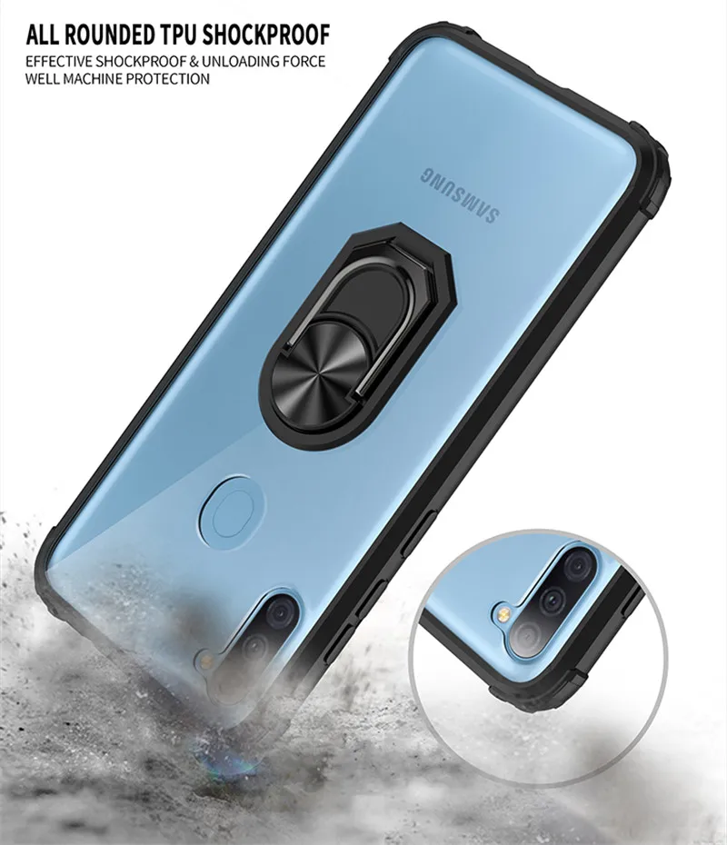 Clear Magnetic Case For Samsung Galaxy A11 A21 A21S A31 A41 Magnetic Car Holder Ring Case Back Cover For Galaxy A51 A71
Clear Magnetic Case For Samsung Galaxy A11 A21 A21S A31 A41 Magnetic Car Holder Ring Case Back Cover For Galaxy A51 A71