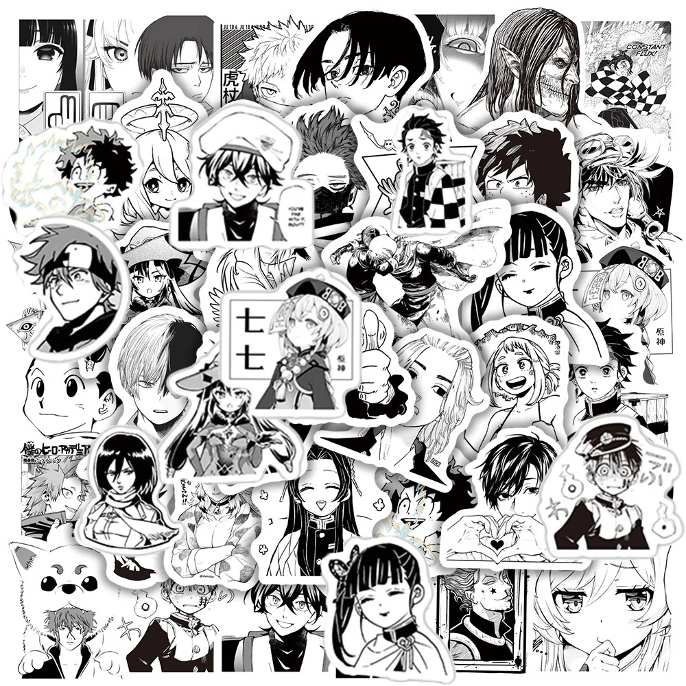 10/30/50/100 шт., аниме наклейки для скейтборда
10/30/50/100 шт., аниме наклейки для скейтборда