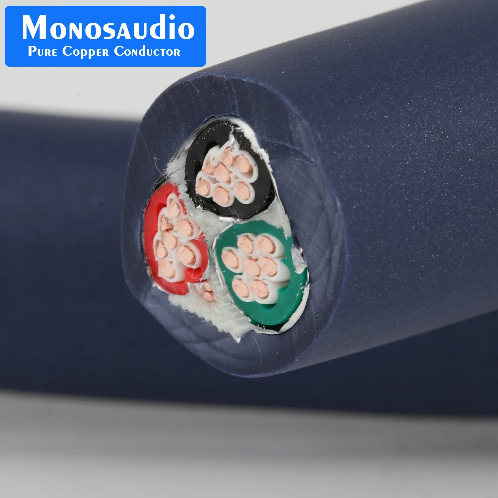 Кабель питания Monosaudio P902 из чистой меди 99.998% основной шнур кабель переменного тока