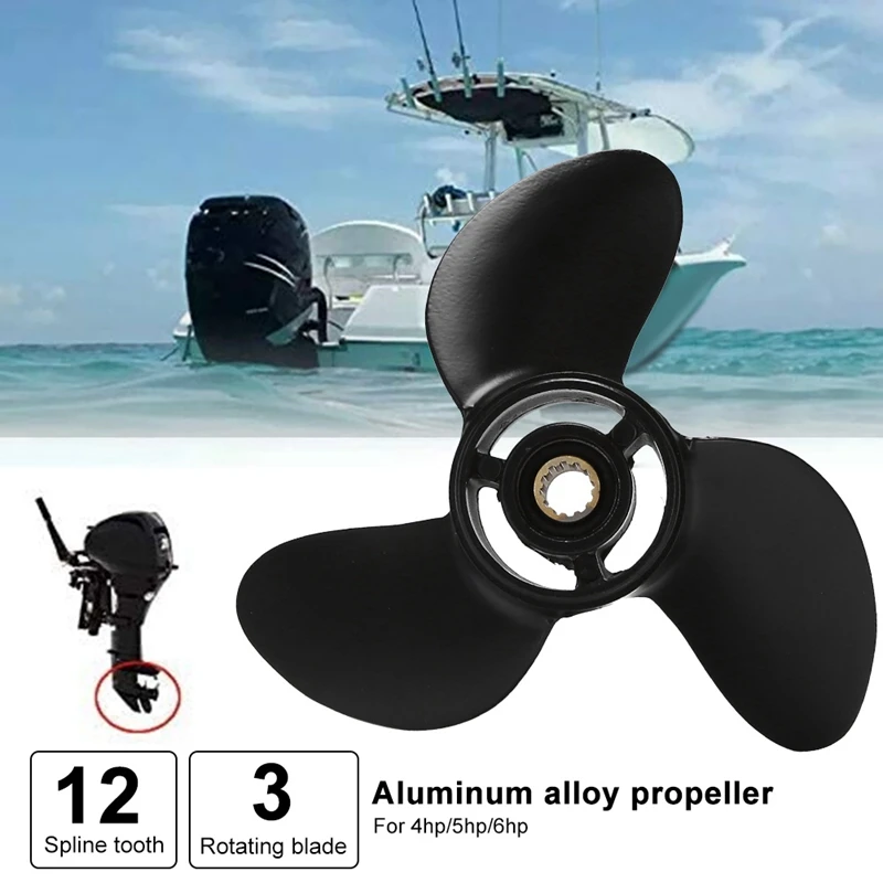 7.8X9 Inch Marine Engine Outboard Propeller 10 Spline Teeth 3 Blade Rotating Propeller For Tohatsu Mercury Nissan
7.8X9 Inch Marine Engine Outboard Propeller 10 Spline Teeth 3 Blade Rotating Propeller For Tohatsu Mercury Nissan