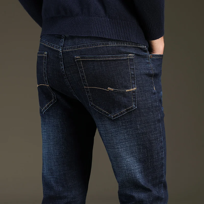 Classic Style Black Blue Men's Slim Business Jeans 2019 New Fashion Casual Denim Pants Male Embroidery Decoration Brand Trousers
Classic Style Black Blue Men's Slim Business Jeans 2019 New Fashion Casual Denim Pants Male Embroidery Decoration Brand Trousers