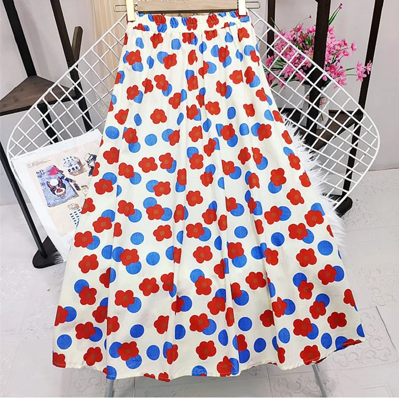 Skirts Womens Casual Korean Spring Summer New Beach Boho Vintage Flower Print Skirt Female Elastic High Waist Midi Skirt Women
Skirts Womens Casual Korean Spring Summer New Beach Boho Vintage Flower Print Skirt Female Elastic High Waist Midi Skirt Women