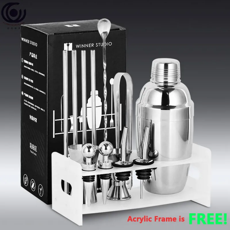 13 in1 kit Wine regulator Cocktail Shaker cup Professional Premium Barware Set Martini Drink Mixer 400/550/510/750ml bar tool
13 in1 kit Wine regulator Cocktail Shaker cup Professional Premium Barware Set Martini Drink Mixer 400/550/510/750ml bar tool