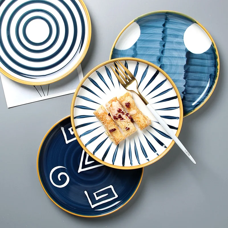 8 inch tableware Phnom penh geometry tableware ceramic Dinner Plate dish porcelain dessert plate dinnerware cake plate
8 inch tableware Phnom penh geometry tableware ceramic Dinner Plate dish porcelain dessert plate dinnerware cake plate