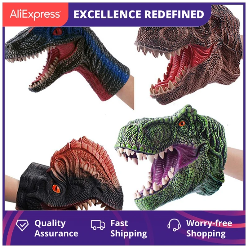 Soft Vinyl Rubber Animal Head Hand Puppet Figure Toys Gloves For Children Model Gift Dinosaur Hand Puppet Toys For Children
Soft Vinyl Rubber Animal Head Hand Puppet Figure Toys Gloves For Children Model Gift Dinosaur Hand Puppet Toys For Children