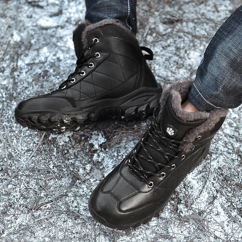 winter Snow Boots Protective Wear-resistant Sole Man Boots Warm plush snow boots Comfortable Winter Walking Boots big size 48
winter Snow Boots Protective Wear-resistant Sole Man Boots Warm plush snow boots Comfortable Winter Walking Boots big size 48