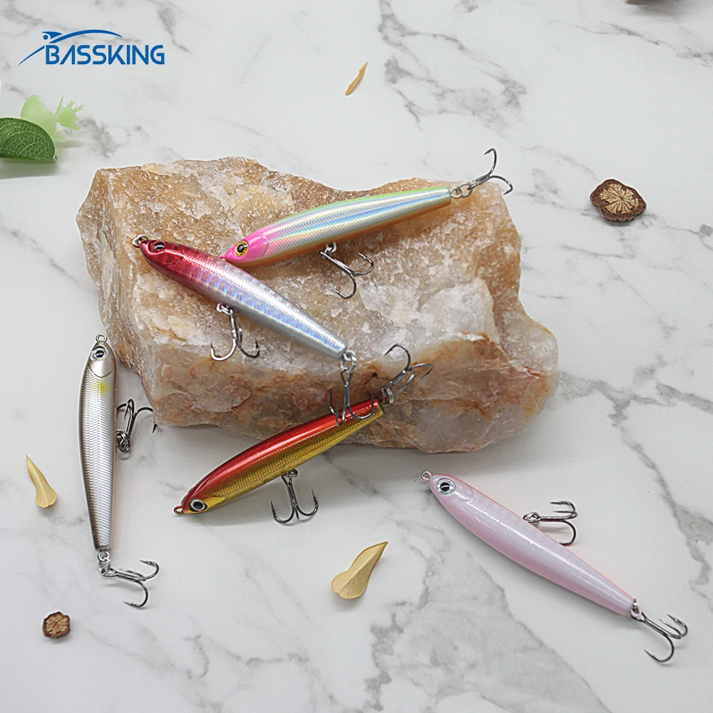 BASSKING Sink Pencil Bait 7cm/8.1g Sinking Fishing Lures 5 Colors with Treble Hook Iscas Para Pescaria Lifelike Fishing Swimbait
BASSKING Sink Pencil Bait 7cm/8.1g Sinking Fishing Lures 5 Colors with Treble Hook Iscas Para Pescaria Lifelike Fishing Swimbait