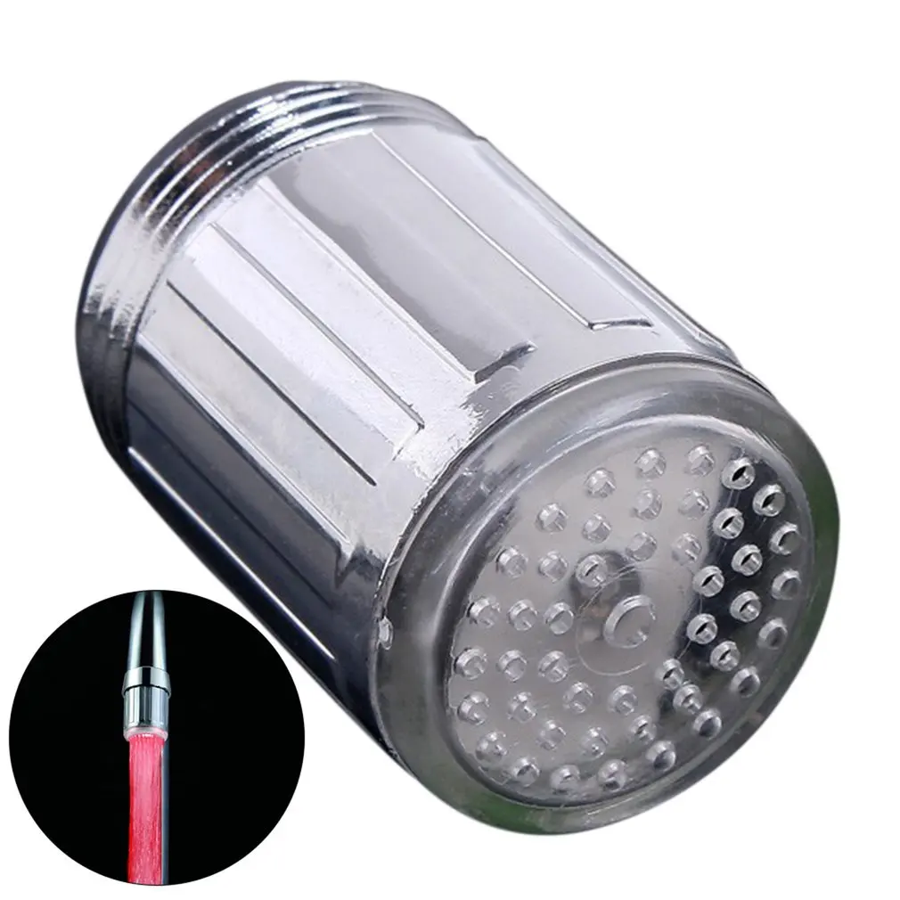 3 Color 7 Colors Changing Glow Light-up LED Kitchen Faucet Shower Tap Novelty Luminous Faucet Nozzle Head Light Bathroom Light
3 Color 7 Colors Changing Glow Light-up LED Kitchen Faucet Shower Tap Novelty Luminous Faucet Nozzle Head Light Bathroom Light