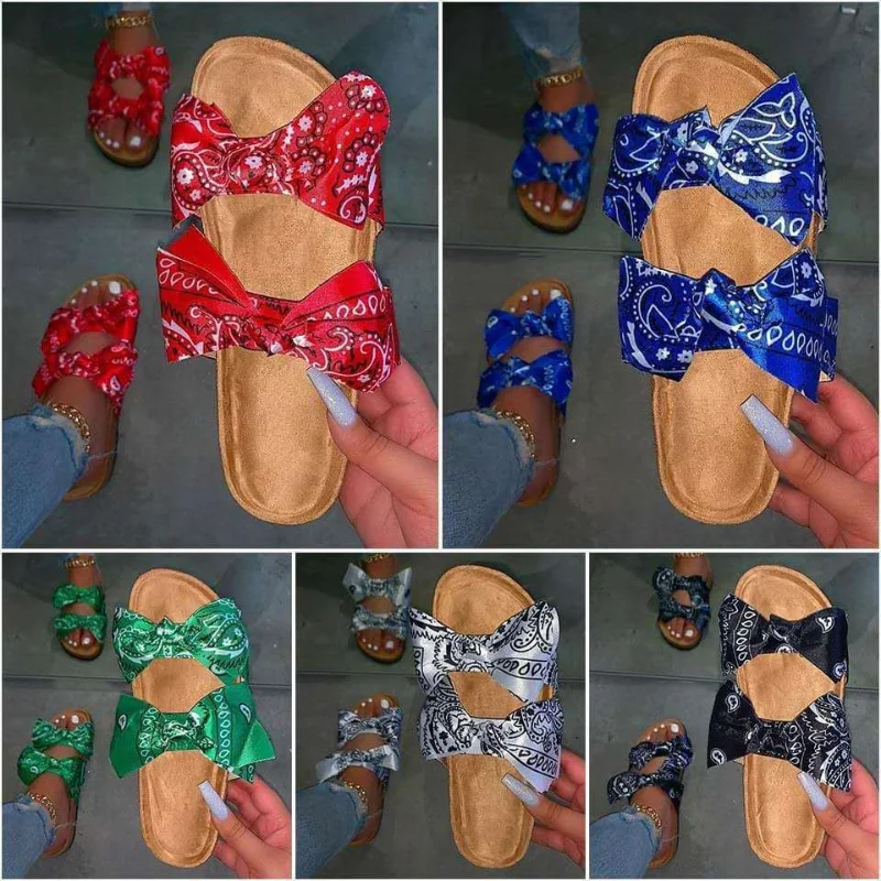 2021 Summer Women Sandals Silk Bow Flat Shoes Ladies Beach Shoes Slipper Outdoor Fashion Student Home Casual Slippers 36-43 New
2021 Summer Women Sandals Silk Bow Flat Shoes Ladies Beach Shoes Slipper Outdoor Fashion Student Home Casual Slippers 36-43 New