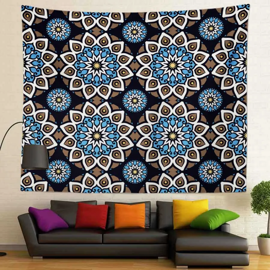 FFO Classical Mandala Tapestry Wall Hanging Bohemian Flowers Home Decorative Tapestries Blankets Bedspread Sofa Cover Sets
FFO Classical Mandala Tapestry Wall Hanging Bohemian Flowers Home Decorative Tapestries Blankets Bedspread Sofa Cover Sets