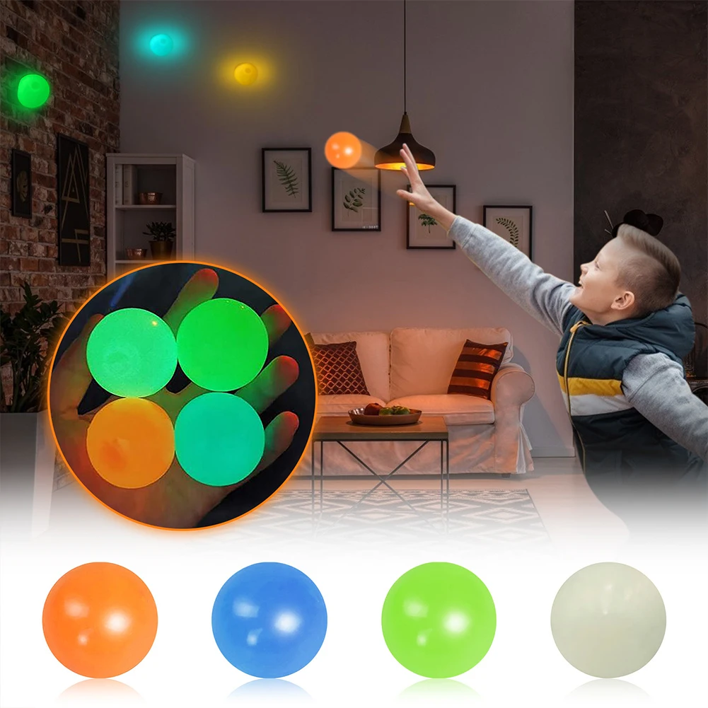 Luminous Stress Relief Ball Sticky Ceiling Balls Glow Stress Relief Toys for Kids Adults More Funny! High Recommend
Luminous Stress Relief Ball Sticky Ceiling Balls Glow Stress Relief Toys for Kids Adults More Funny! High Recommend