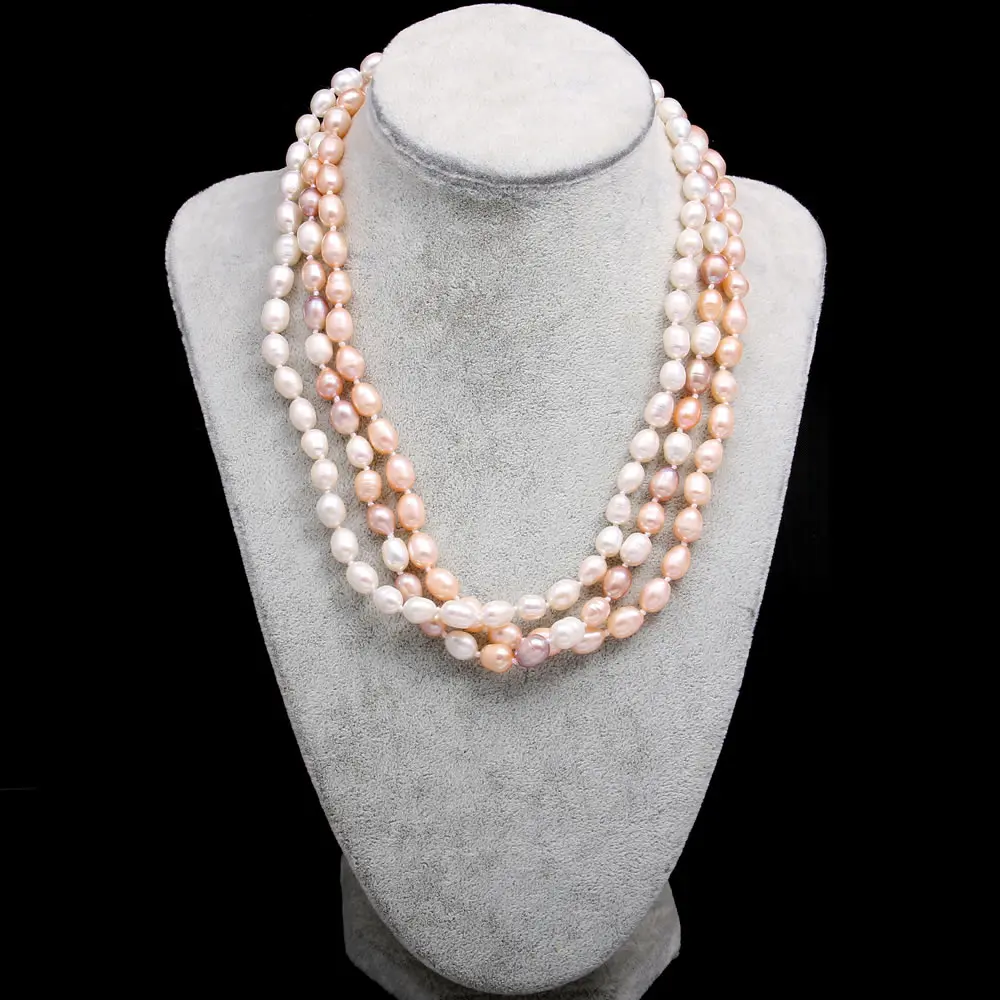 New White Pink Freshwater Pearl Necklace Simple fashion party jewelry personality gift chain length 45cm
New White Pink Freshwater Pearl Necklace Simple fashion party jewelry personality gift chain length 45cm