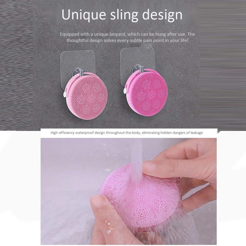 Rechargeable Face Cleaning Washing Machine Mini Electric Massage Brush Silicone Cleansing Tools Deep Pore Cleaning Waterproof
Rechargeable Face Cleaning Washing Machine Mini Electric Massage Brush Silicone Cleansing Tools Deep Pore Cleaning Waterproof