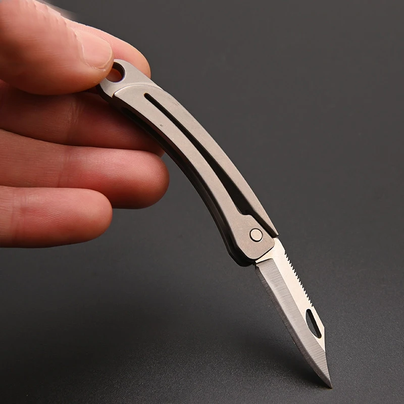 Titanium Alloy Folding Knife Outdoor Tactical Camping Portable Self-defense Knife Multi-functional Emergency Medical EDC Tool
Titanium Alloy Folding Knife Outdoor Tactical Camping Portable Self-defense Knife Multi-functional Emergency Medical EDC Tool