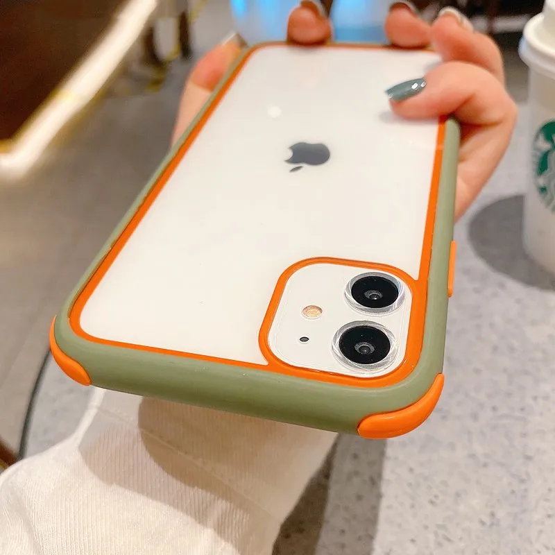 Противоударный чехол карамельного цвета с рамкой для телефона iPhone 12 11 Pro Max XR XS X XS Max 7 8 Plus SE2, мягкий прозрачный чехол-накладка
Противоударный чехол карамельного цвета с рамкой для телефона iPhone 12 11 Pro Max XR XS X XS Max 7 8 Plus SE2, мягкий прозрачный чехол-накладка
