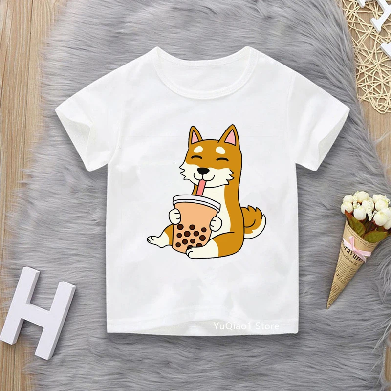 Boston Terrier/Dachshund/French Bulldog/German Shepherd/Husky/Schnauzer/Yorkshire/ Boxer Dog Drink Boba Kids Boys Girls T-Shirts
Boston Terrier/Dachshund/French Bulldog/German Shepherd/Husky/Schnauzer/Yorkshire/ Boxer Dog Drink Boba Kids Boys Girls T-Shirts