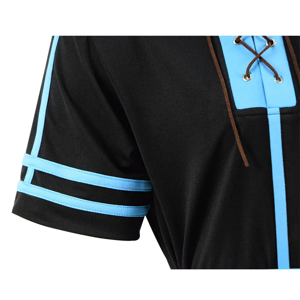 Cosdaddy Alicization Kirigaya Kazuto Kirito Cosplay T-shirt Black Tops With Belt Men Costume Anime Game Costume
Cosdaddy Alicization Kirigaya Kazuto Kirito Cosplay T-shirt Black Tops With Belt Men Costume Anime Game Costume
