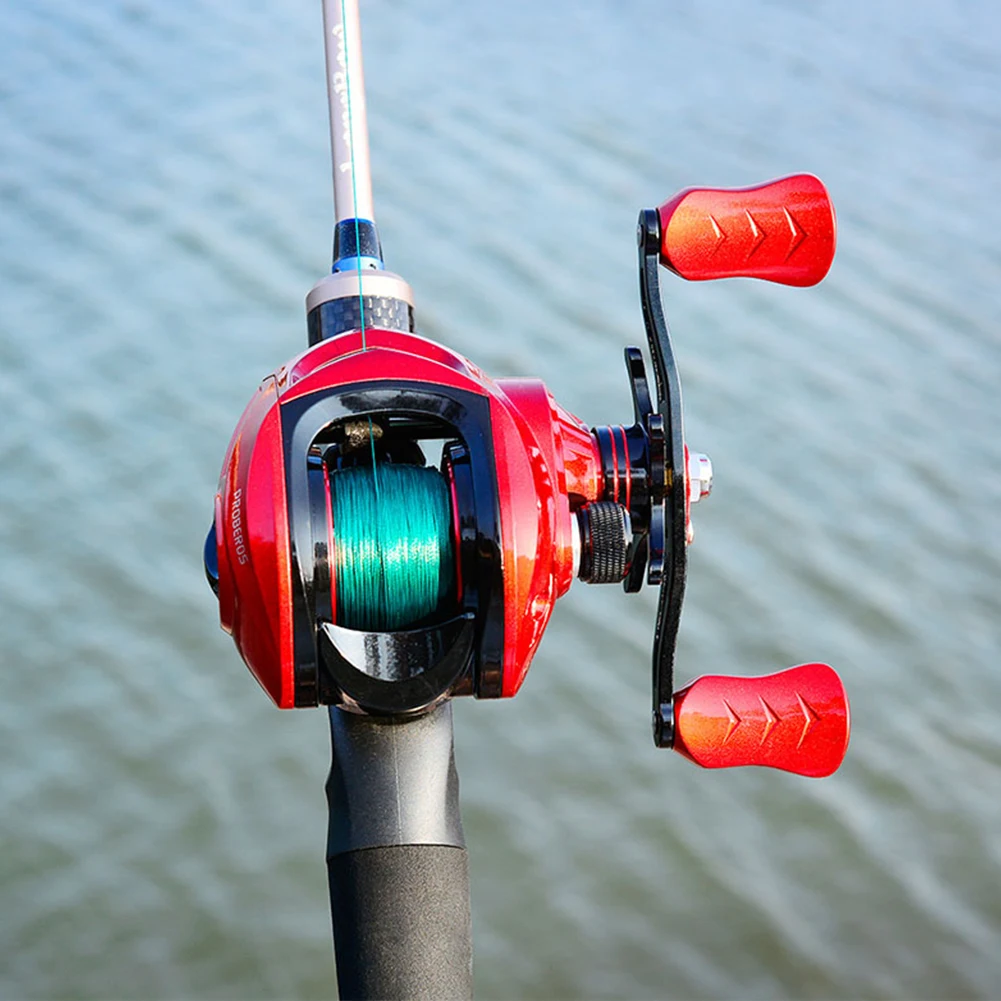 Baitcasting Reel 7.2:1 Gear Ratio 3+1BB 10KG Max Drag 10 Level Magnetic Brake System Aluminum Spool for Freshwater pesca 낚시대
Baitcasting Reel 7.2:1 Gear Ratio 3+1BB 10KG Max Drag 10 Level Magnetic Brake System Aluminum Spool for Freshwater pesca 낚시대