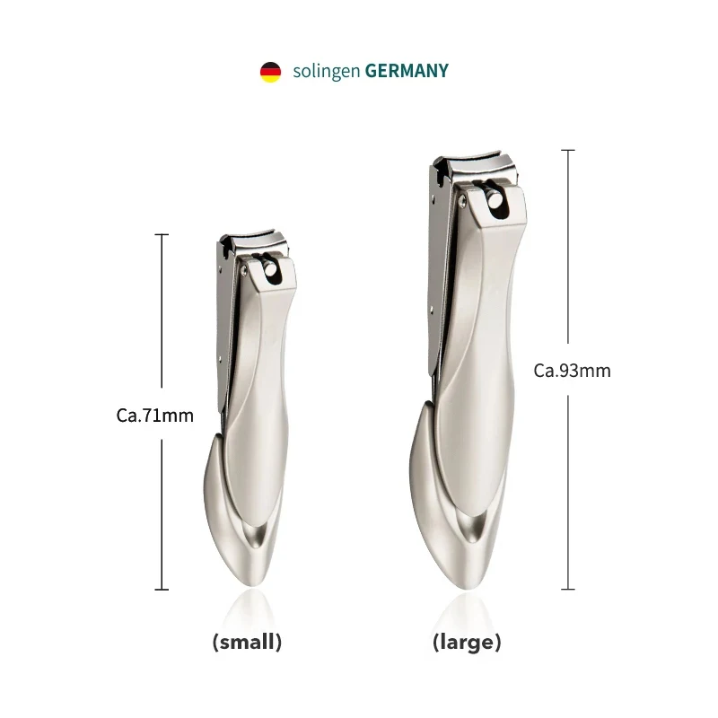 Nail Clippers Stainless Steel Anti Splash Fingernail Cutter Manicure Tools Bionics Design Nail Trimmer Pedicure Scissor
Nail Clippers Stainless Steel Anti Splash Fingernail Cutter Manicure Tools Bionics Design Nail Trimmer Pedicure Scissor