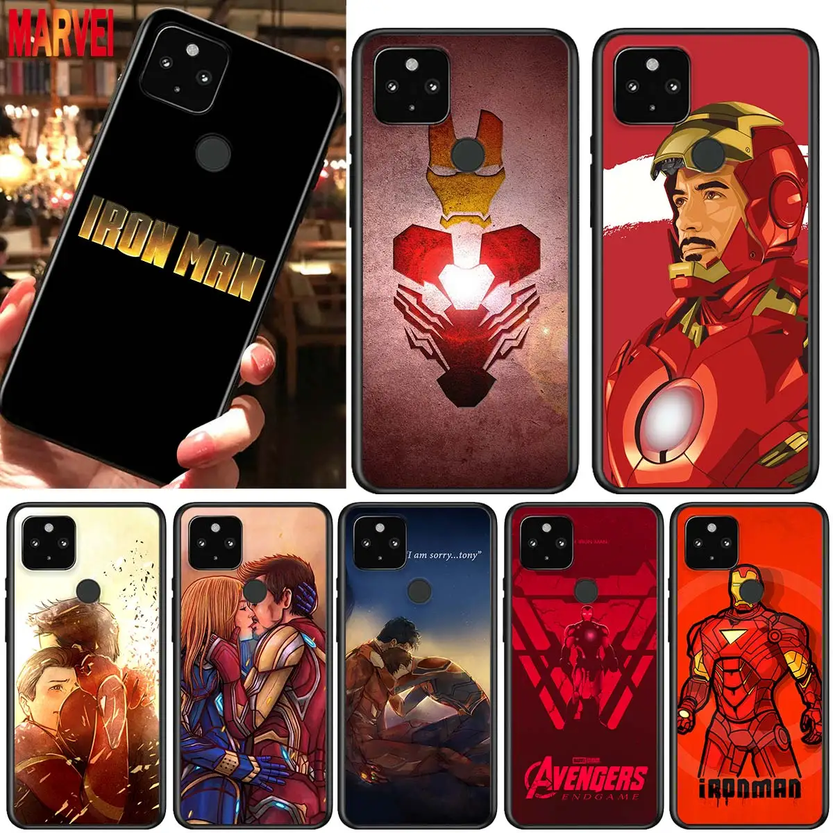 Cool Iron Man Art Shockproof Cover for Google Pixel 5 5A 4 4A XL 5G Black Phone Case Shell Soft Fundas Coque Capa Cover
Cool Iron Man Art Shockproof Cover for Google Pixel 5 5A 4 4A XL 5G Black Phone Case Shell Soft Fundas Coque Capa Cover