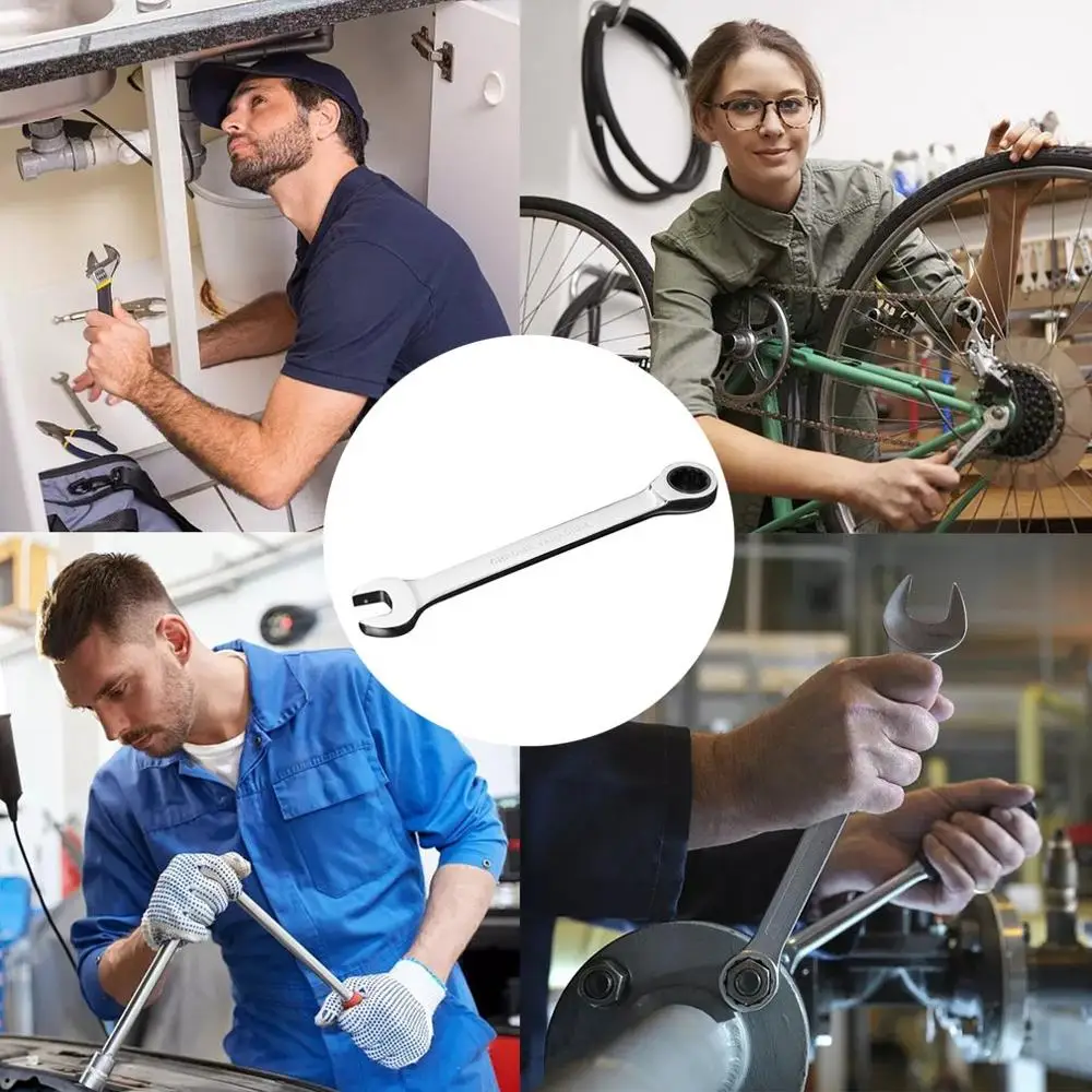 1 Pcs 9mm High-grade Ratchet Fixed Dual-use Wrench Quick-opening Plum Blossom Wrench Car Repair Wrench Hardware Tool
1 Pcs 9mm High-grade Ratchet Fixed Dual-use Wrench Quick-opening Plum Blossom Wrench Car Repair Wrench Hardware Tool