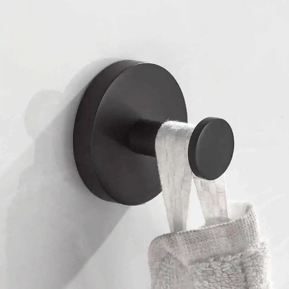 SUS304 Stainless Steel Bathroom Hardware Set Black Matte Paper Holder Robe Hook Toothbrush Holder Towel Bar Bathroom Accessories
SUS304 Stainless Steel Bathroom Hardware Set Black Matte Paper Holder Robe Hook Toothbrush Holder Towel Bar Bathroom Accessories