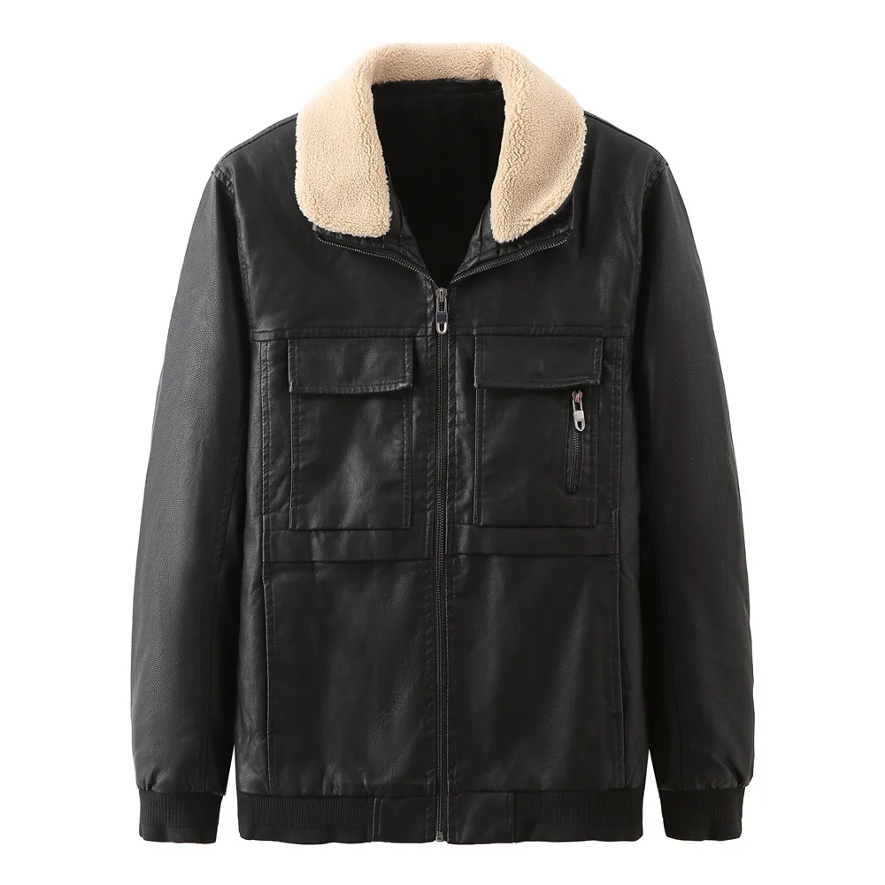 Nice Brown Black Pilot Leather Jacket Wool Collar Genuine Thick Cowhide Winter Leather Aviator Coat
Nice Brown Black Pilot Leather Jacket Wool Collar Genuine Thick Cowhide Winter Leather Aviator Coat