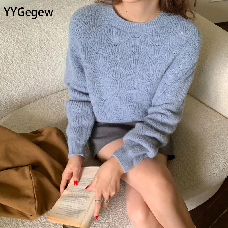 Hollow sweater autumn Winter WOOL oversize sweater pullovers Women basic loose O-neck THICK Sweater female loose warm jumper
Hollow sweater autumn Winter WOOL oversize sweater pullovers Women basic loose O-neck THICK Sweater female loose warm jumper