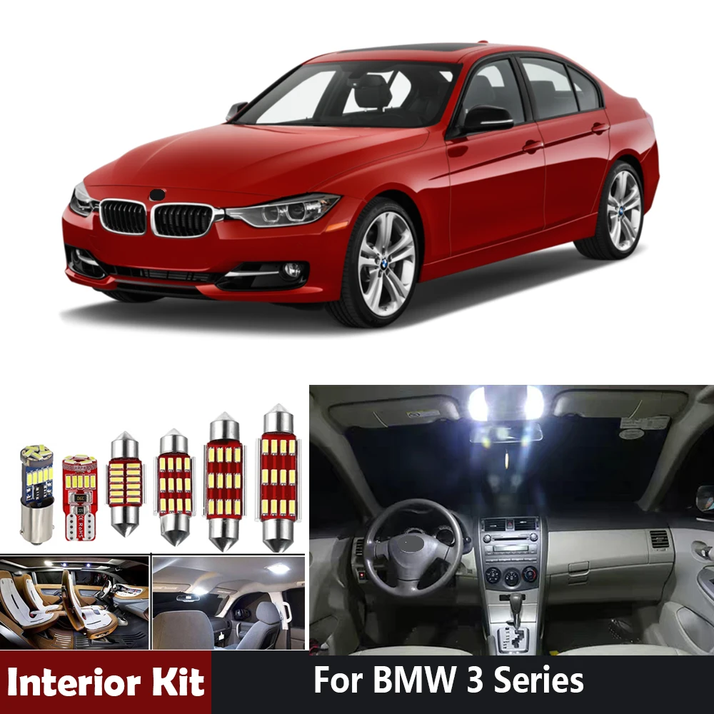 White Canbus Car LED Bulbs for BMW 3 Series E36 E46 E90 E91 E92 E93 Led Interior Lighting Kit Trunk Dome License Plate Light
White Canbus Car LED Bulbs for BMW 3 Series E36 E46 E90 E91 E92 E93 Led Interior Lighting Kit Trunk Dome License Plate Light