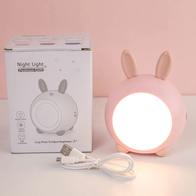 LED Cartoon Touch Night Light Stepless Dimming Bedside Bedroom Decoration Cute Children's Table Light for Home Desk Night Lamp
LED Cartoon Touch Night Light Stepless Dimming Bedside Bedroom Decoration Cute Children's Table Light for Home Desk Night Lamp