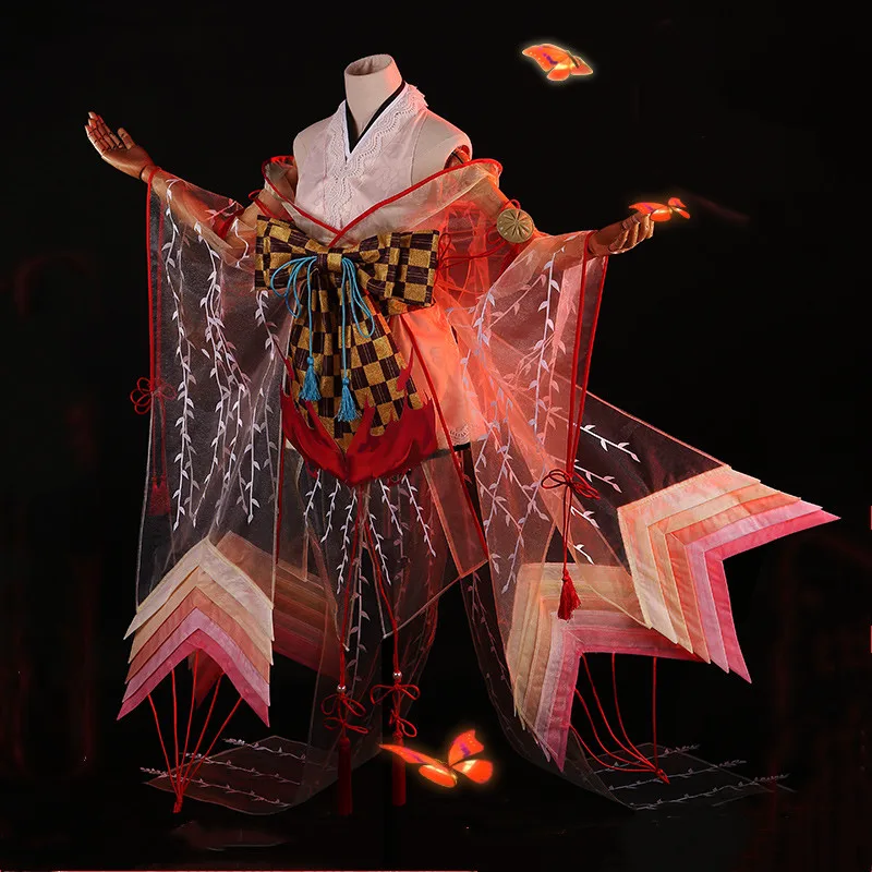 

Костюм для косплея аниме Onmyoji SSR Shiranui Diver Ali, костюмы на Хэллоуин-вечеринку, кимоно для косплея, Униформа, нарядное платье