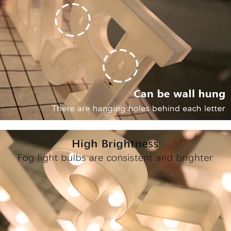 LED Digital Night Light 26 Letter Symbol Shape Wall Hanging Lamp Birthday Party Proposal Lamp Valentine's Day Gift Desktop Inter
LED Digital Night Light 26 Letter Symbol Shape Wall Hanging Lamp Birthday Party Proposal Lamp Valentine's Day Gift Desktop Inter
