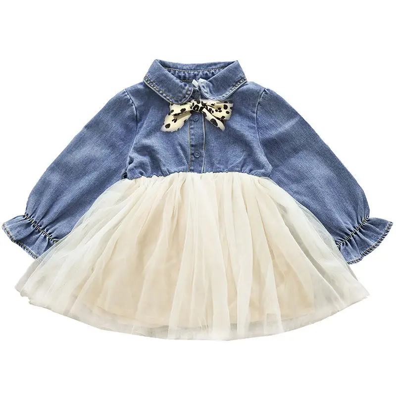 Toddler Girls Dress Fashion Spring Autumn Denim Mesh Princess Dress Kids Clothing 2020 New Arrival Baby Girl Clothes Child Dress
Toddler Girls Dress Fashion Spring Autumn Denim Mesh Princess Dress Kids Clothing 2020 New Arrival Baby Girl Clothes Child Dress