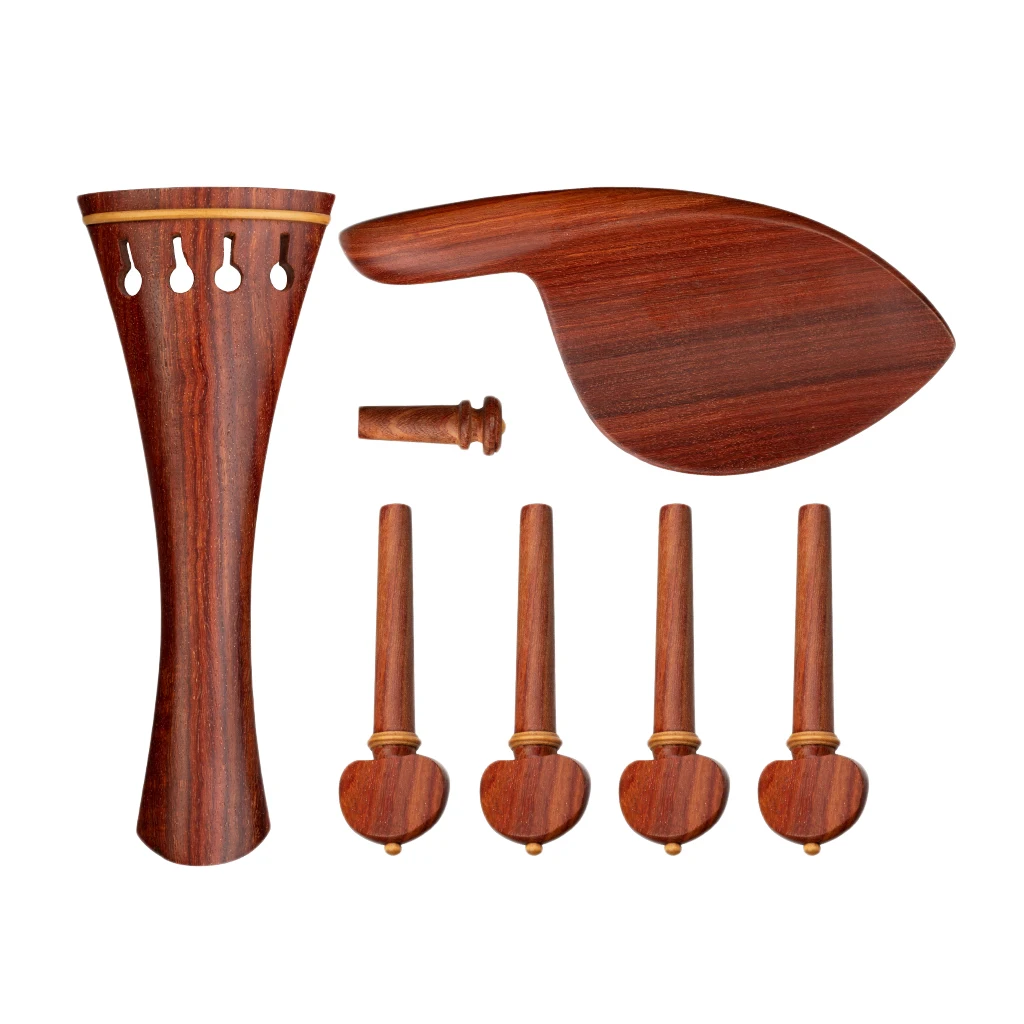 4/4 Violin Chinrest Tailpiece Endpin Violin DIY Parts Accessories Red Wood Full Set Tuning Pegs For 4/4 Violin Fiddle.
4/4 Violin Chinrest Tailpiece Endpin Violin DIY Parts Accessories Red Wood Full Set Tuning Pegs For 4/4 Violin Fiddle.
