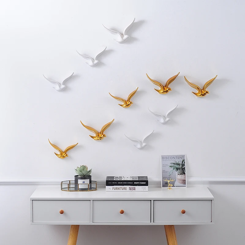 Modern Ceramic Bird Pigeon Ornament Wall Mural Home Livingroom Background Wall Sticker Decoration Hotel Porch Wall Hanging Craft
Modern Ceramic Bird Pigeon Ornament Wall Mural Home Livingroom Background Wall Sticker Decoration Hotel Porch Wall Hanging Craft