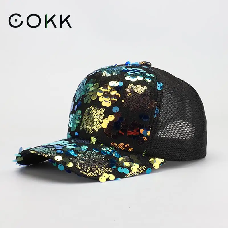COKK Sequin Cap Women Baseball Cap Mesh Snapback Dad Hats For Women Summer Sun Hat Trucker Cap Casquette Sport Hat Female Gorras
COKK Sequin Cap Women Baseball Cap Mesh Snapback Dad Hats For Women Summer Sun Hat Trucker Cap Casquette Sport Hat Female Gorras