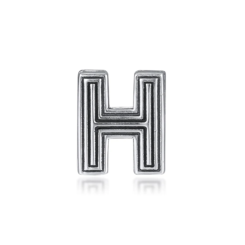Authentic 925 Sterling Silver Letter H Clip Beads Charms Fits Original Reflexions Bracelets Women DIY Jewelry Making
Authentic 925 Sterling Silver Letter H Clip Beads Charms Fits Original Reflexions Bracelets Women DIY Jewelry Making