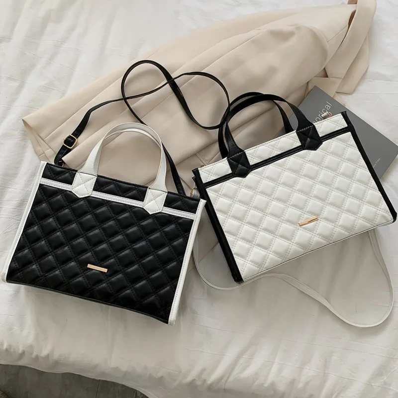 Rhombic Large Capacity Bag Women's Bag 2020 Popular New Fashion All-Match Shoulder Messenger Bag Internet-Famous Tote
Rhombic Large Capacity Bag Women's Bag 2020 Popular New Fashion All-Match Shoulder Messenger Bag Internet-Famous Tote