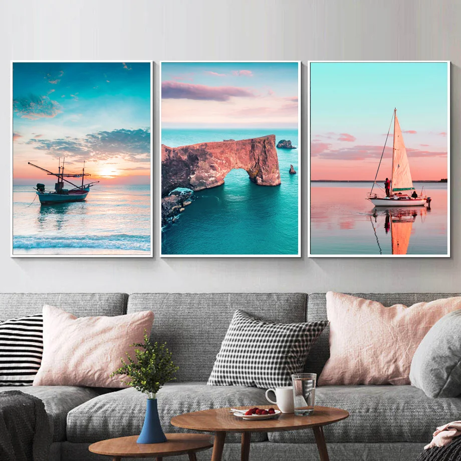 Sea Landscape Sailing Sky Sunset Iceland Wall Art Canvas Painting Nordic Posters And Prints Wall Pictures For Living Room Decor
Sea Landscape Sailing Sky Sunset Iceland Wall Art Canvas Painting Nordic Posters And Prints Wall Pictures For Living Room Decor