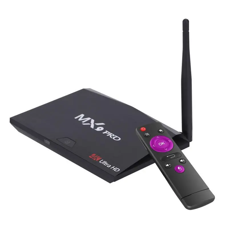 MX9 Pro 2GB 16GB Android 7.1 Smart TV Box RK3328 Quad-Core 2.4G WiFi Bluetooth 4.0 Set-top box H.265 VP9 HDR 4K HD Media Player
MX9 Pro 2GB 16GB Android 7.1 Smart TV Box RK3328 Quad-Core 2.4G WiFi Bluetooth 4.0 Set-top box H.265 VP9 HDR 4K HD Media Player