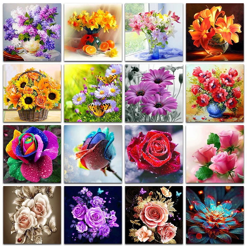Full Square and Round Drill 5D DIY Diamond Painting Colored flowers 3D Embroidery Cross Stitch 5D Home Decor Gif
Full Square and Round Drill 5D DIY Diamond Painting Colored flowers 3D Embroidery Cross Stitch 5D Home Decor Gif