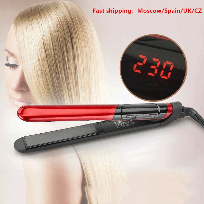 LCD Display 2-in-1 ceramic coating Hair straightener comb hair Curler beauty care Iron healthy beauty curling irons flat iron
LCD Display 2-in-1 ceramic coating Hair straightener comb hair Curler beauty care Iron healthy beauty curling irons flat iron