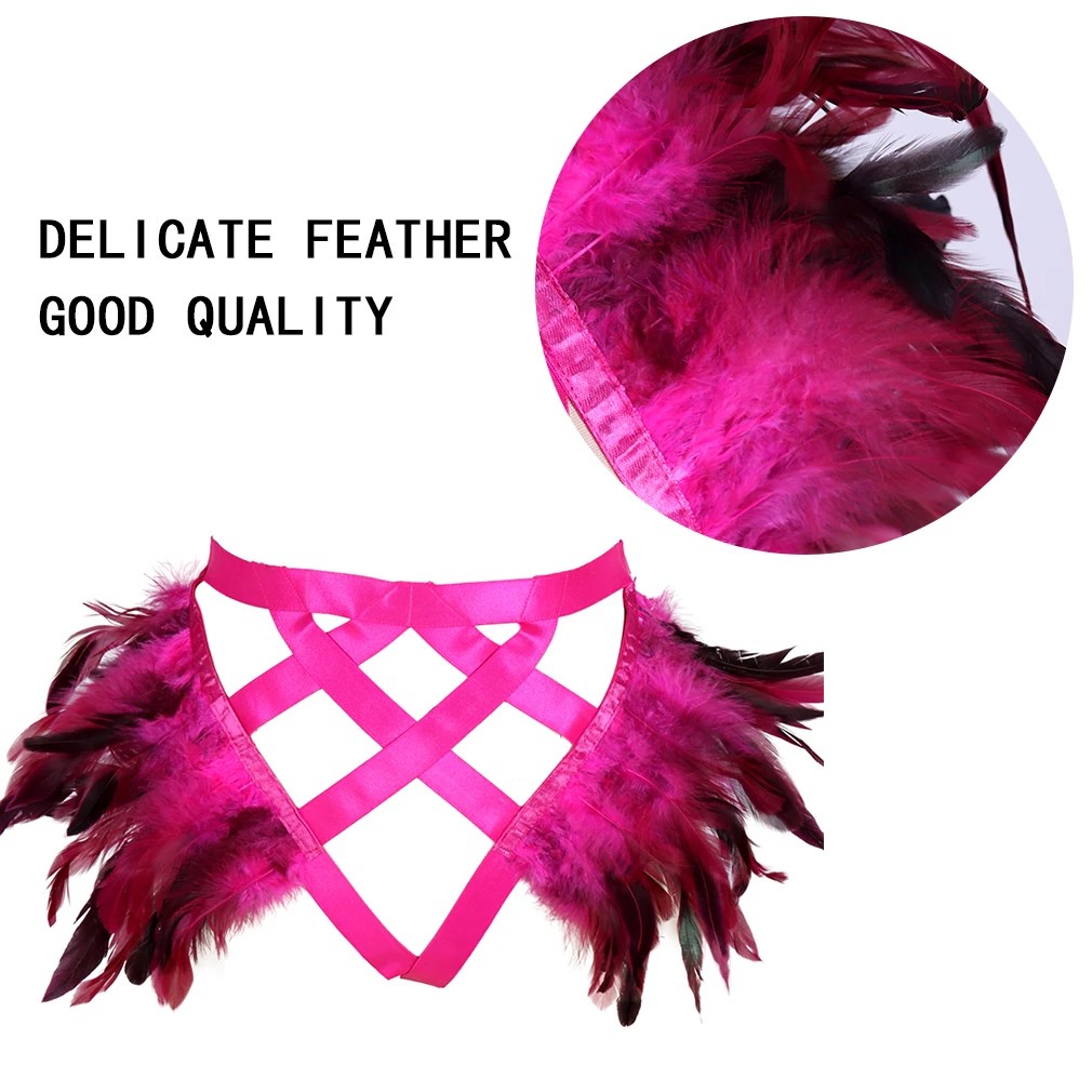 Sexy Feather Gothic Harness Leg Tight Garters Belt Gothic Clothes Harness Women Stocking Belt Body Suspender Garter Bondage
Sexy Feather Gothic Harness Leg Tight Garters Belt Gothic Clothes Harness Women Stocking Belt Body Suspender Garter Bondage