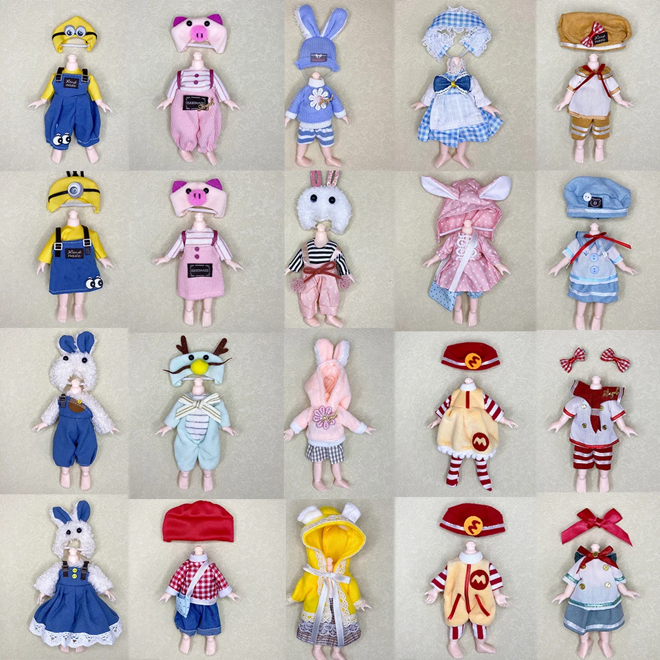 BJD Girl Doll 16-17 cm Ob11 Baby Clothes 8 Points Bjd Dress Up Jk Uniform Skirt Maid Sailor Suit
BJD Girl Doll 16-17 cm Ob11 Baby Clothes 8 Points Bjd Dress Up Jk Uniform Skirt Maid Sailor Suit