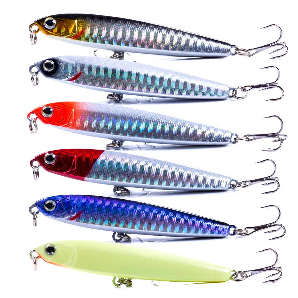 HENGJIA 1pcs Sinking Artificial Wobbler Hard Bait 3D Lifelike Fishing Lure with Treble Hook Freshwater Fishing Tackle 7.5cm 10G
HENGJIA 1pcs Sinking Artificial Wobbler Hard Bait 3D Lifelike Fishing Lure with Treble Hook Freshwater Fishing Tackle 7.5cm 10G
