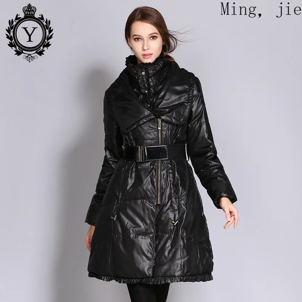 Women's European and American Solid Color Mid-length Down Padded Jacket Warm Cotton Jacket with Bubble Luxury Designer Design
Women's European and American Solid Color Mid-length Down Padded Jacket Warm Cotton Jacket with Bubble Luxury Designer Design