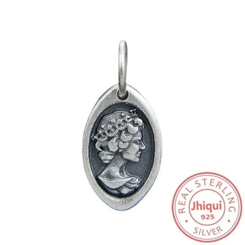 2.7*8.6*13.7mm 1PC 925 Sterling Silver Vintage Queen's Head Charm Pendant for DIY Bracelet Necklace Making Fine Jewelry Finding
2.7*8.6*13.7mm 1PC 925 Sterling Silver Vintage Queen's Head Charm Pendant for DIY Bracelet Necklace Making Fine Jewelry Finding