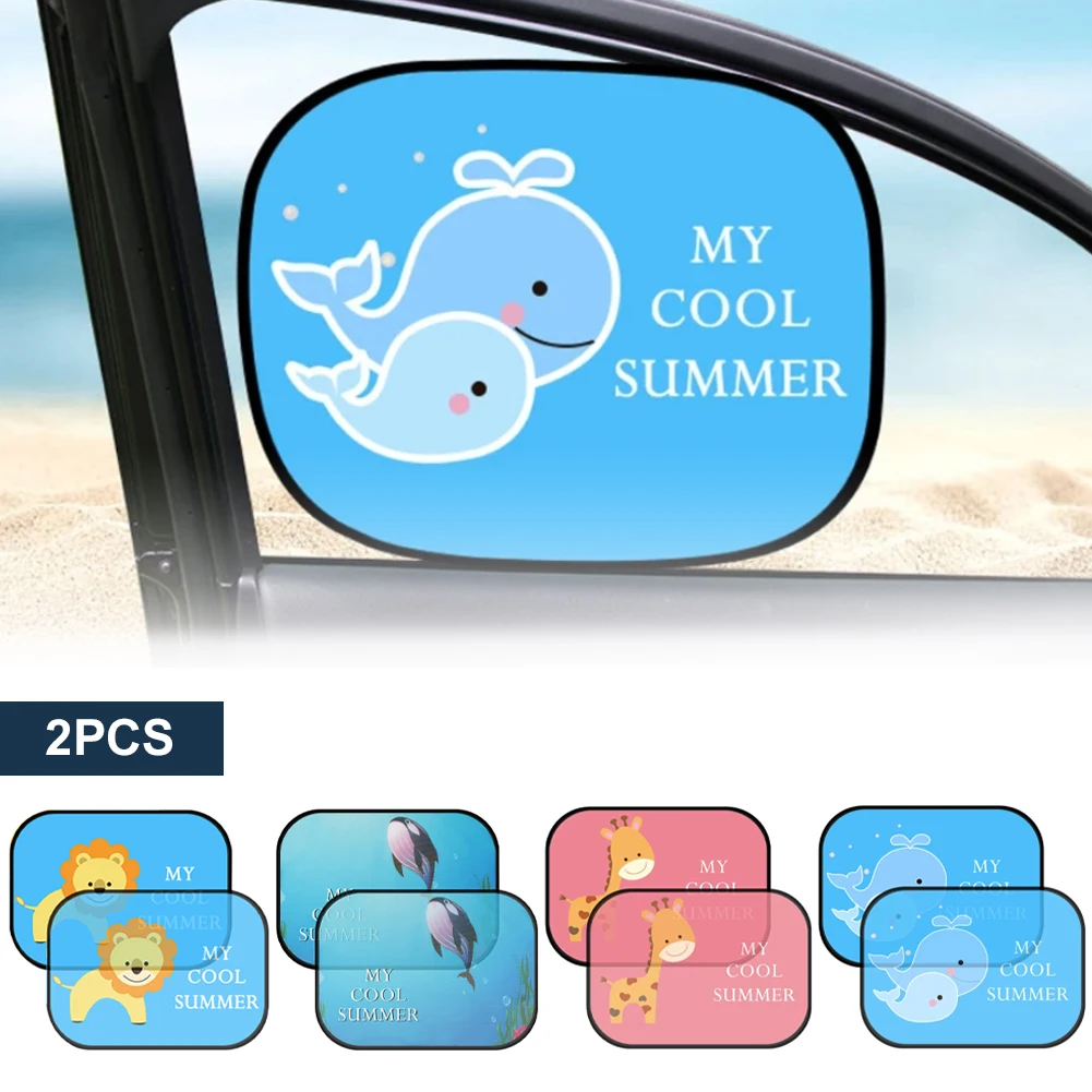 2Pcs Universal Car Window Sunshade Cute Cartoon Car Styling Curtain Anti-UV Block Heat Car Window Baby Sun Shades
2Pcs Universal Car Window Sunshade Cute Cartoon Car Styling Curtain Anti-UV Block Heat Car Window Baby Sun Shades