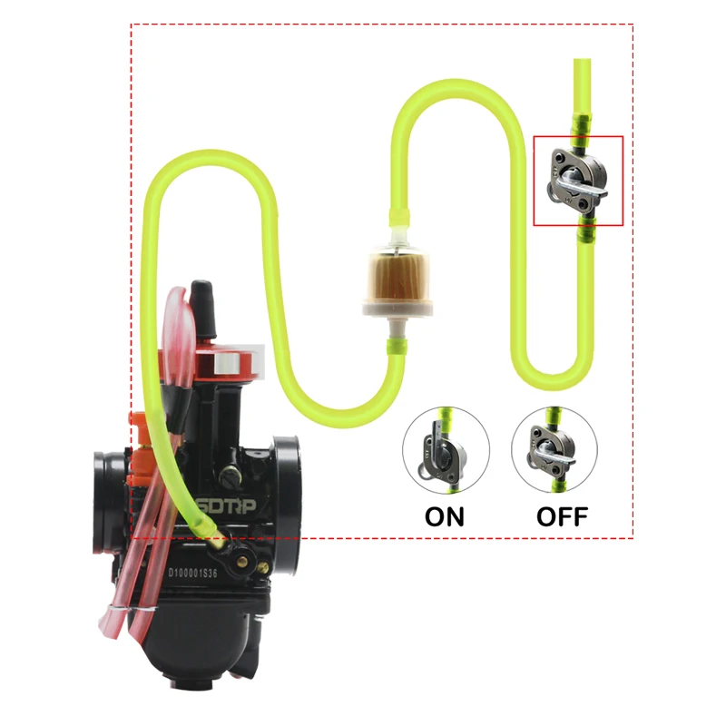 SCL MOTOS 6mm 8mm Motorcycle Carburetor Fuel Petrol Tank Gasoline Switch Valve Tap Petcock On/Off Switch
SCL MOTOS 6mm 8mm Motorcycle Carburetor Fuel Petrol Tank Gasoline Switch Valve Tap Petcock On/Off Switch
